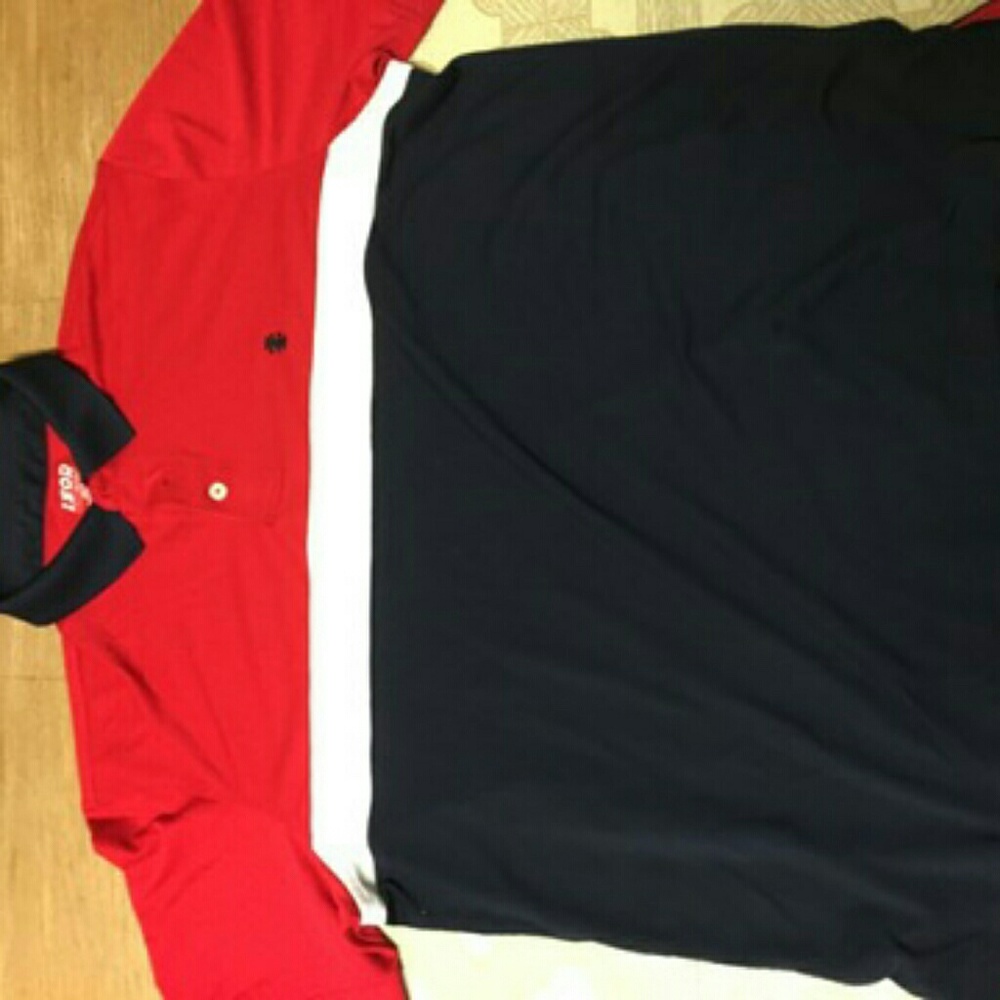 Mens Izod Red/White/Blue Polo